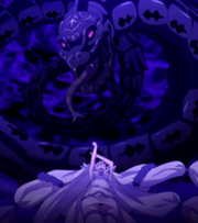 Yukino invoquant Ophiuchus