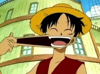 Image result for luffy stretching face