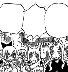 Mirajane, Lisanna y Laki intrigadas