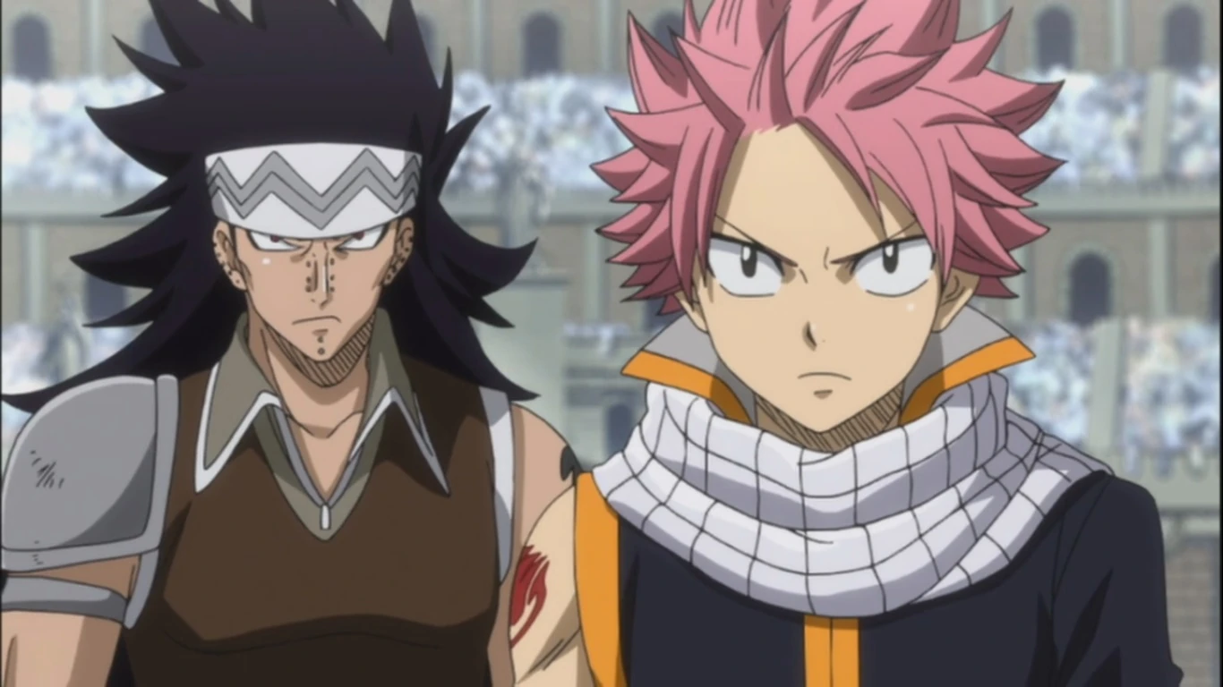 Fairy Tail Natsu Vs Gajeel
