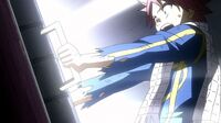 Natsu opens the trap