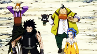Gajeel, Pantherlily and Shadow Gear Head Home