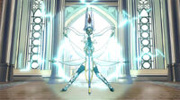Erza blockes Laxus attack
