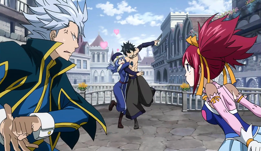 Gray Fullbuster & Juvia Lockser vs. Lyon Vastia & Sherria Blendy