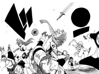 Team Natsu attacks Alvarez Navy