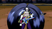 Vidaldus's hairs absorbs Juvia's water