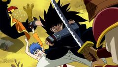 Gajeel Salva a Levy por segunda vez