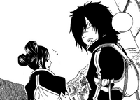 Rogue and Minerva stopped by Natsu