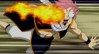 Natsu cannot control his own flame