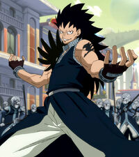 Gajeel. Redfox vs Armada Edolas