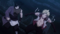 Sting and Rogue help Natsu