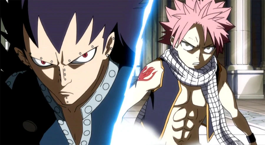 Fairy Tail Natsu Vs Gajeel