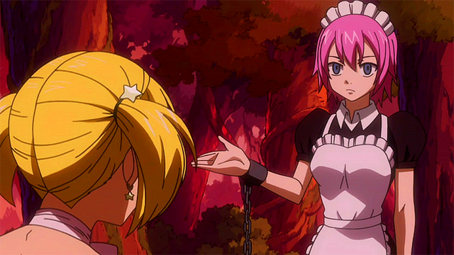 Image - Virgo gives Lucy new clothes.png | Fairy Tail Wiki | FANDOM ...