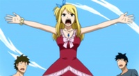 Mirajane finge ser lucy
