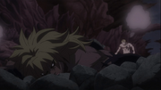 Tempester derrotado por Laxus en el anime