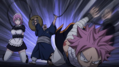 Natsu y Virgo Atrapados por Goumon