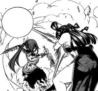 Erza Cutting Through Absolute Territory