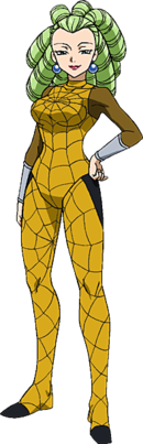 Araña's anime appearance