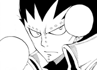 Gajeel's indifference towards Avatar Gray