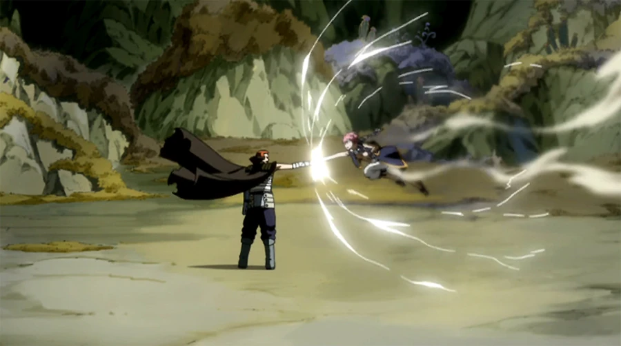 Image Natsu fights Gildarts.jpg Fairy Tail Wiki FANDOM powered by