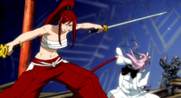 Ikaruga defeated by Erza