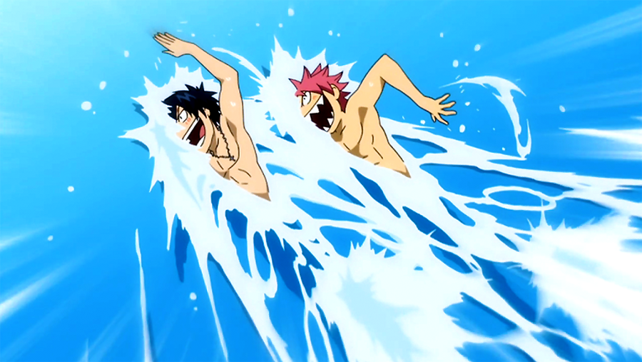 Image result for anime swimming