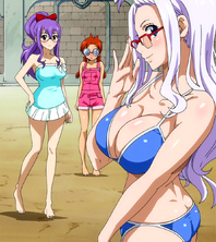 Mirajane, Laki y Beth en la competencia