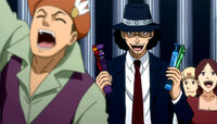 Edo-Gajeel preparing fireworks