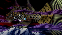 Exceeds flying near the Infinity Clock