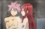 Erza pide ayuda a Natsu