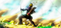 Archer hit by Roar