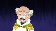 Makarov reacciona ante la actuación de Natsu