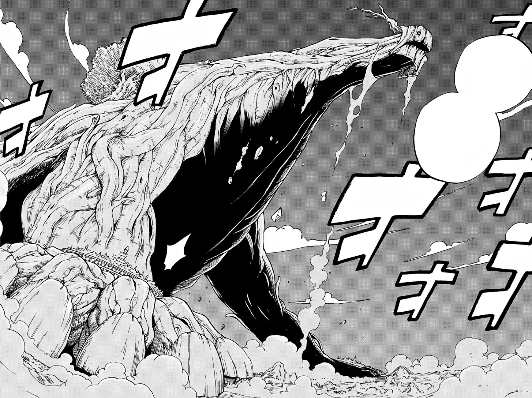 NATSU'S DRAGON GOD FORM - Fairy tail