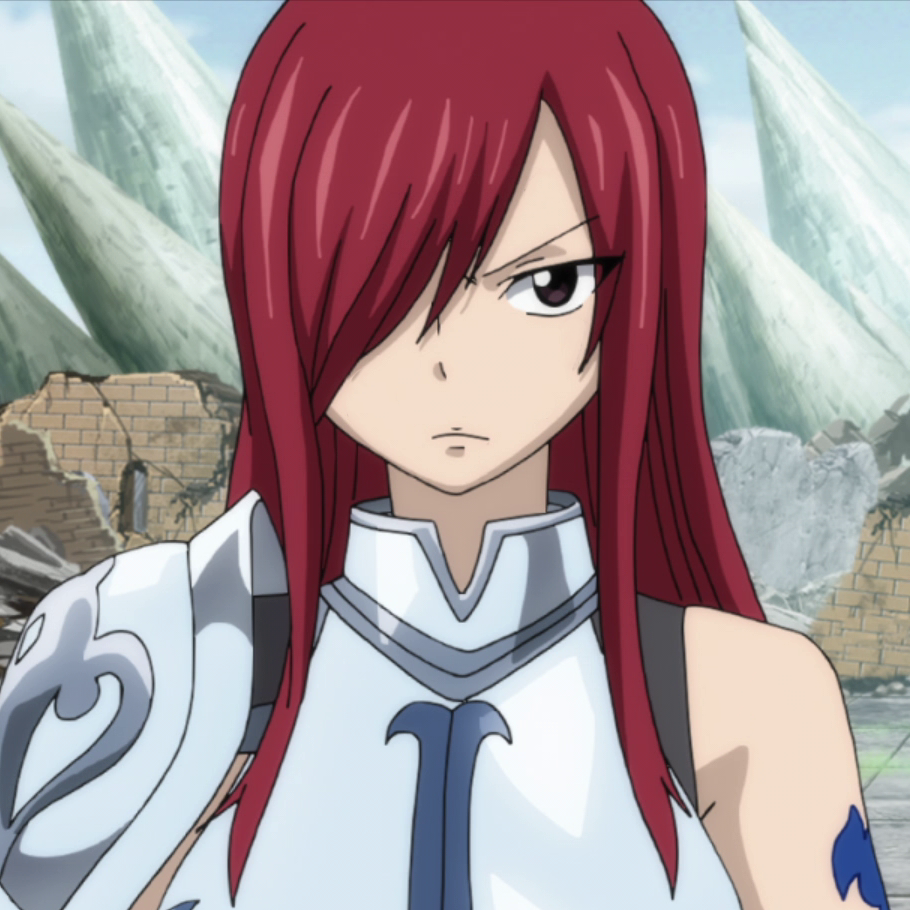 Fairy Tail Erza Scarlet Face