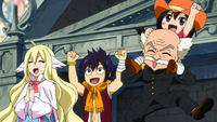 Cheering for Erza in Pandemonium