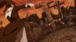 Mard ataca a Erza y a Minerva