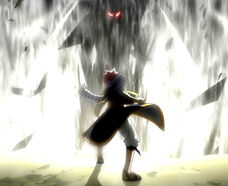 Natsu frente a Gildarts