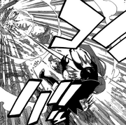 Erza Empuja a Minerva