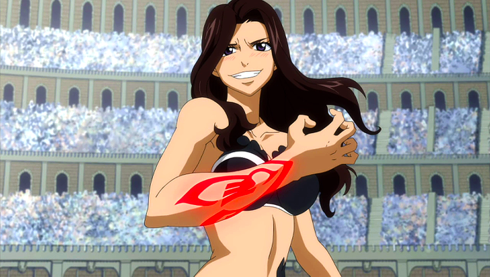 Fairy Tail Cana Fairy Glitter Episode Image - Cana reveals her Fairy Glitter mark.png | Fairy Tail Wiki