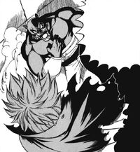 Pantherlily and Mystogan arguing