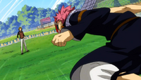 Natsu attacks Max again