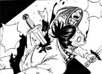 Kageyama stabbed