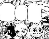 Exceed Trio Shocked by Dragon Bones