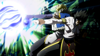 Natsu Dragneel Gajeel Redfox Vs Sting Eucliffe Rogue Cheney Fairy Tail Wiki Fandom