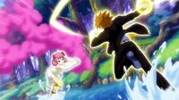 Loke and Aries preparing to attack