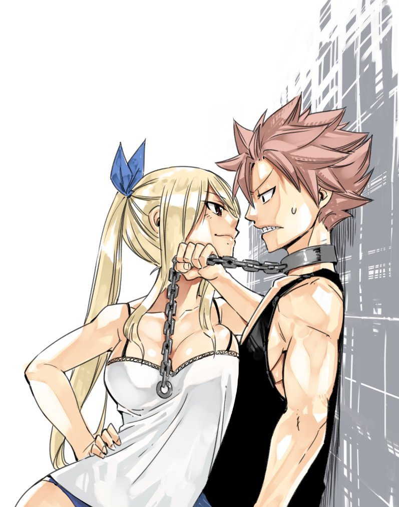 Image Lucy and Natsu 2017 by Hiro.jpg Fairy Tail Couples Wiki FANDOM powered by Wikia