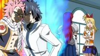 When Erza doesn't look...