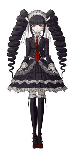 Image - Danganronpa full body sprite - Celestia Ludenberg.png | Fairy