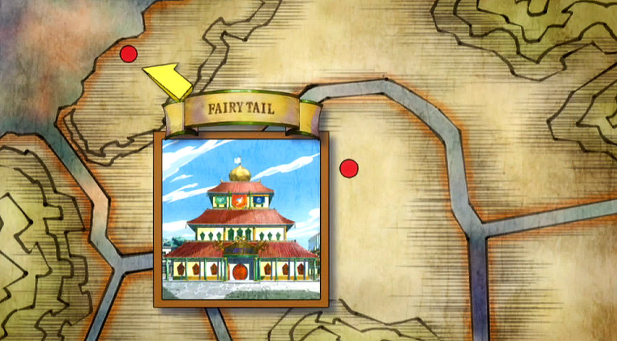 fairy tail world map guild locations