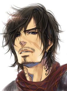 Bildergebnis für anime man with beard